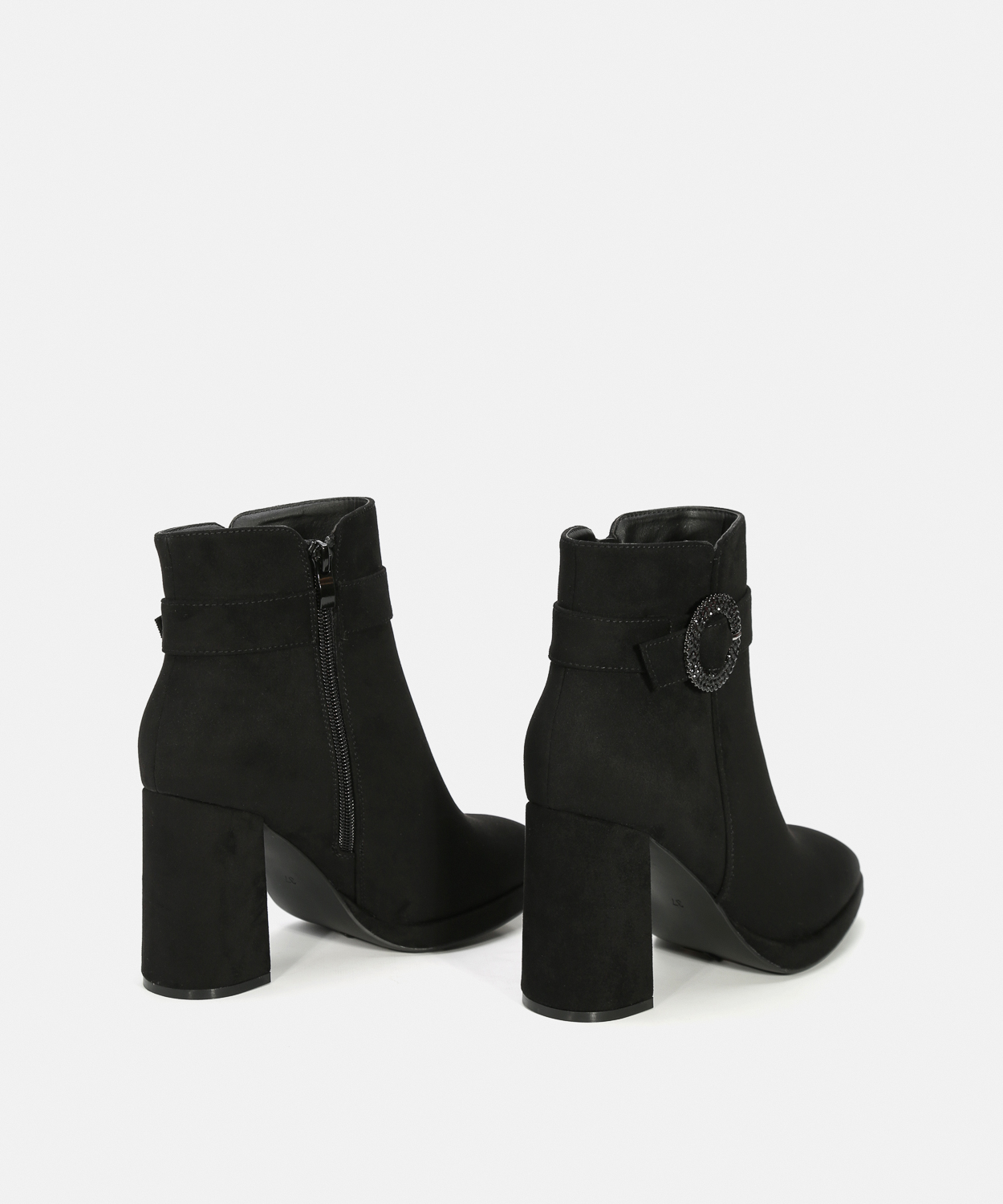 Botines plataforma hebilla joya image number null